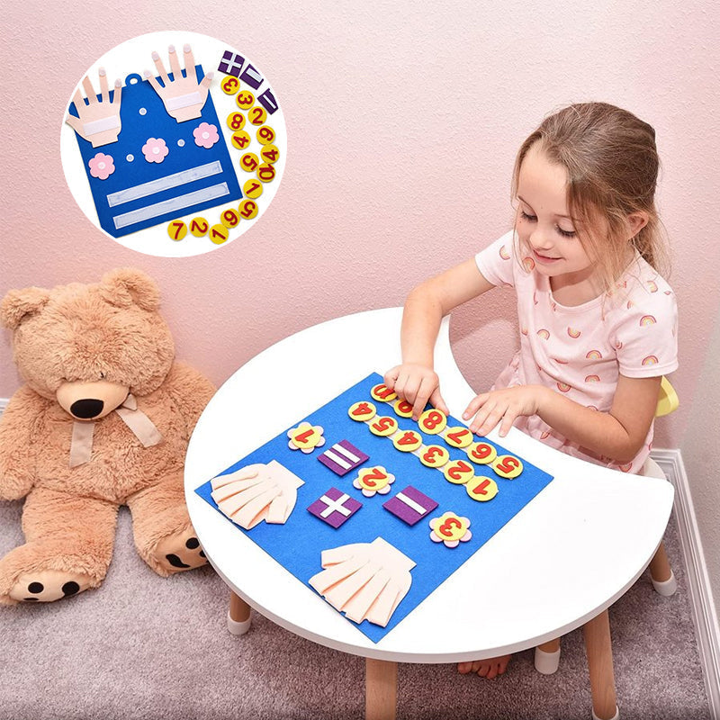 Felt Board Finger Numbers Counting Toy