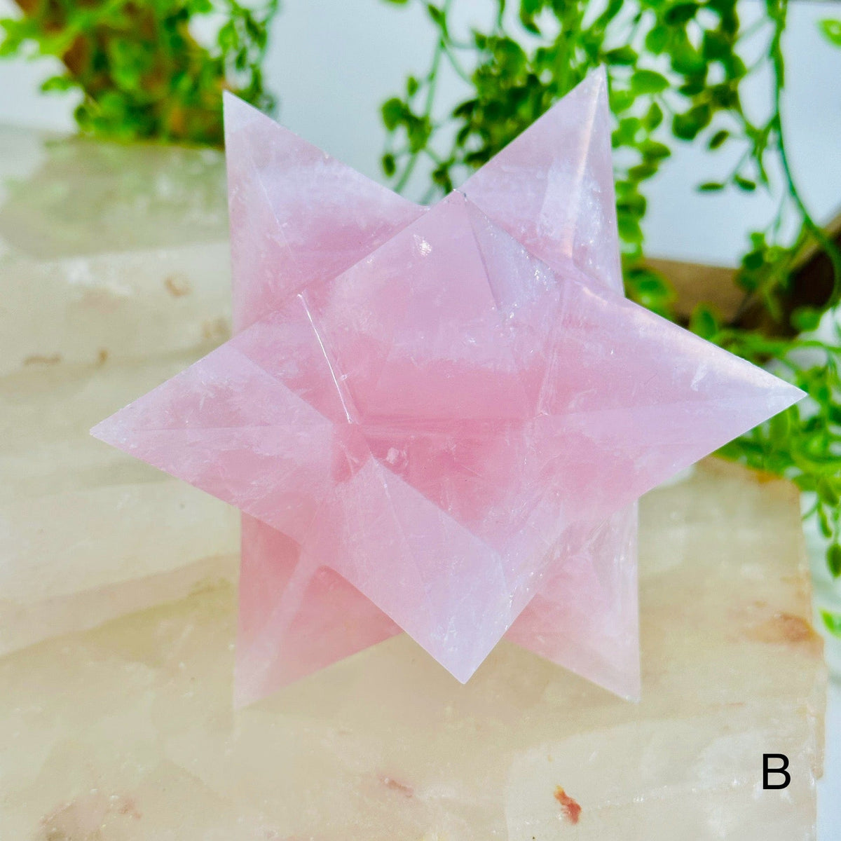 Rose Quartz Merkaba Crystal - You Choose