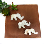 Light Onyx Elephant Crystal- (RK6A-77)