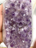 Amethyst Agate Druzy Point - OOAK - (DOOAK-S36-02)