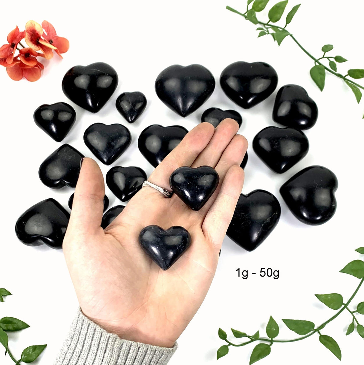 Black Onyx Polished Heart