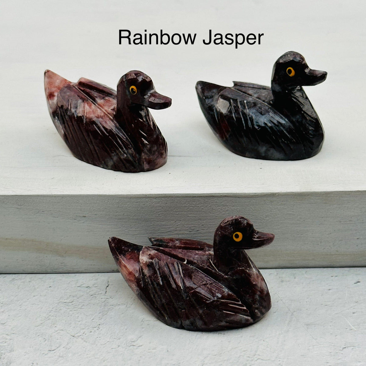 Carved Crystal Duck