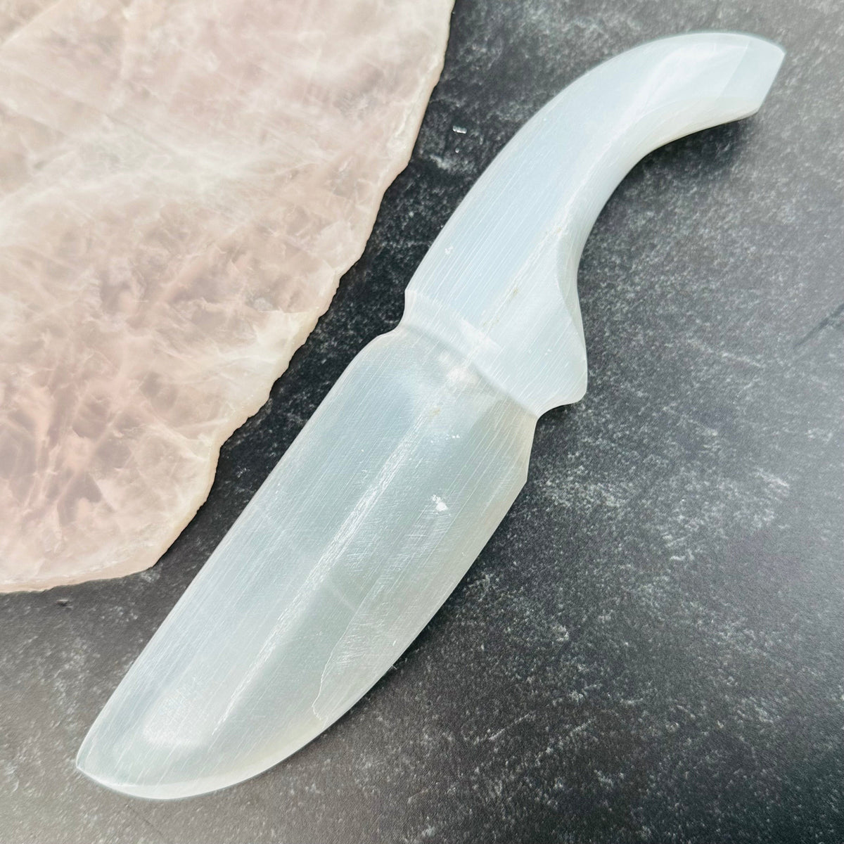 Selenite Crystal Knife - Metaphysical - Chakra Cleansing