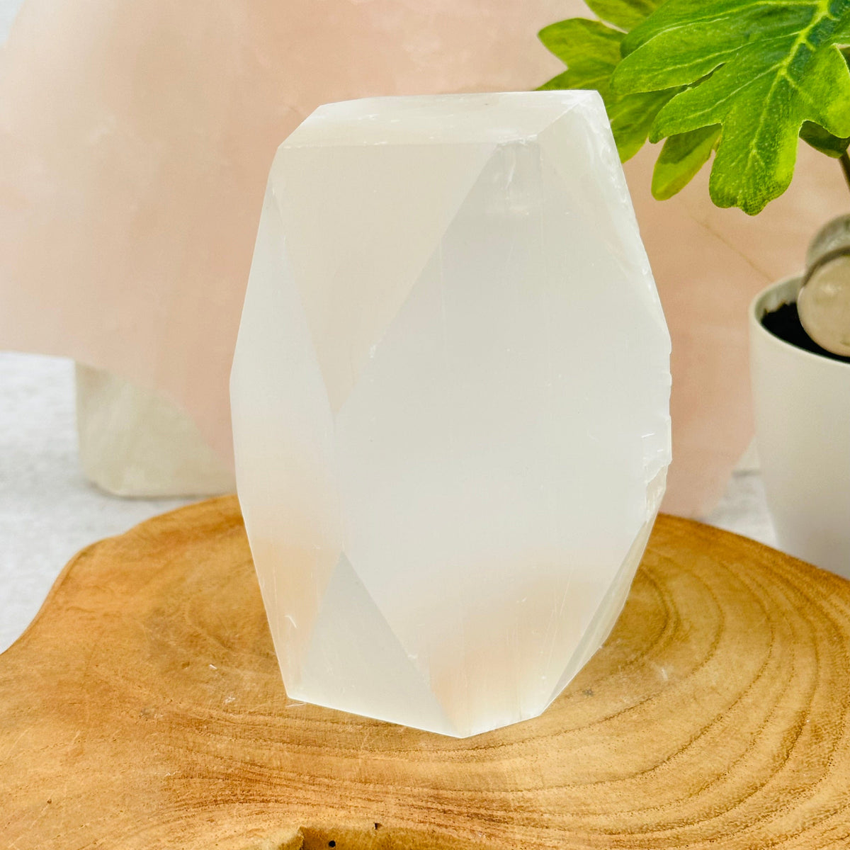 Selenite Crystal Charging - Tumbled Polygon Shape - By Weight -