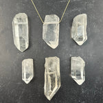 Crystal Quartz Point Rough Jumbo Size - Drilled