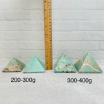 Amazonite Crystal Pyramids - By Weight