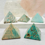 Amazonite Crystal Pyramids - By Weight