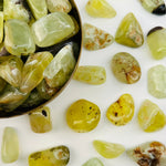 Crystals Tumbled Prehnite Stone - High Quality -