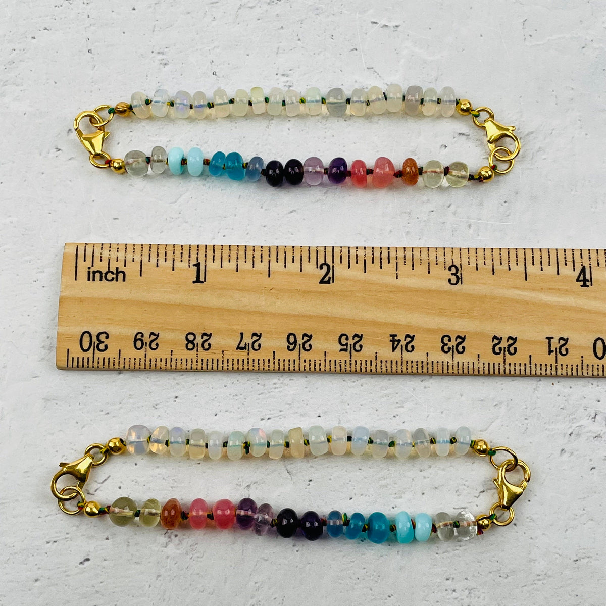 Bracelet and Necklace Extender - Opal and Gemstones -