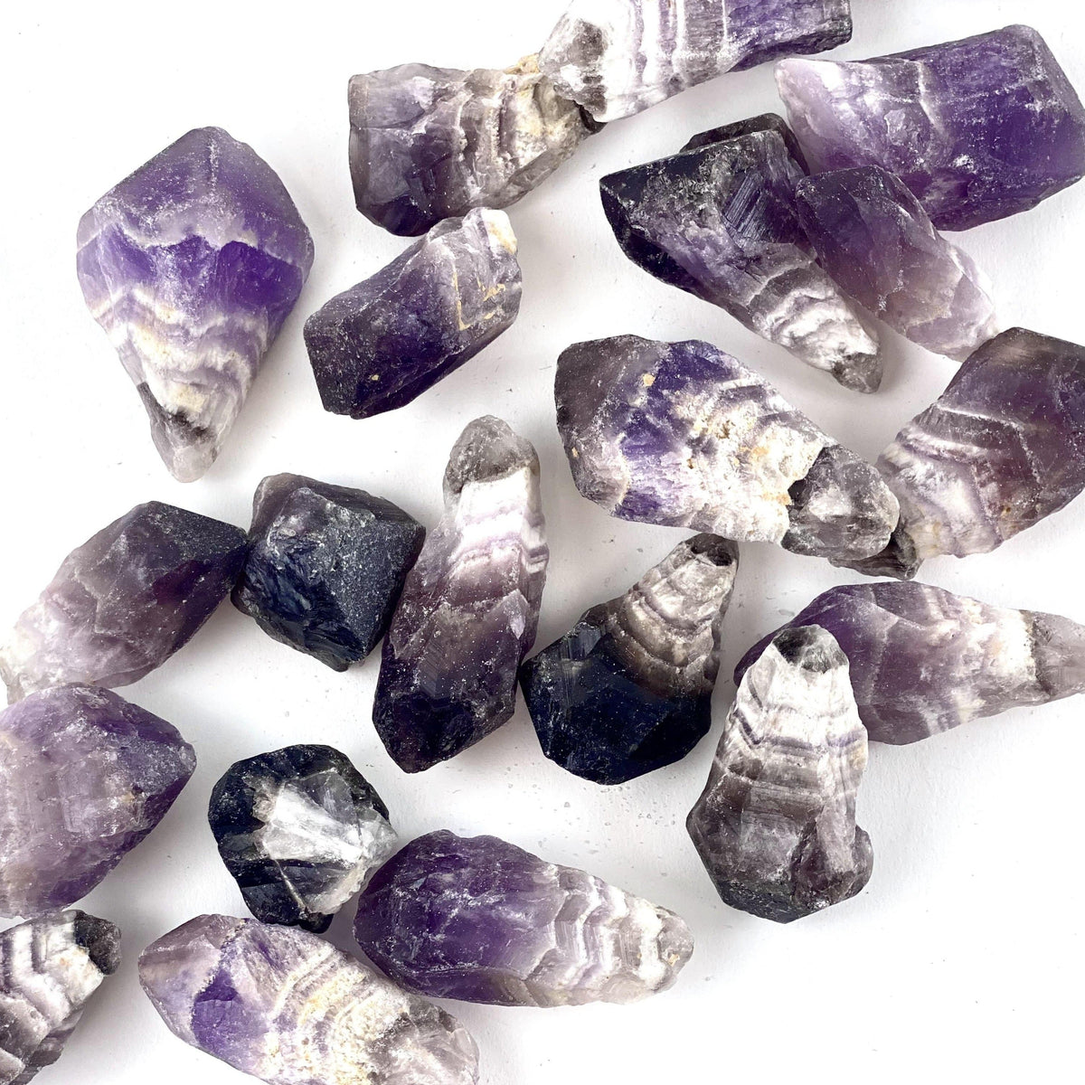 1/2 lb Chevron Amethyst Raw Points - (TS-55)