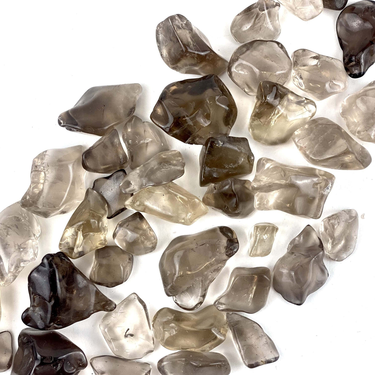 1/2 lb Smokey Quartz Small Tumbled Stones Extra Quality (TS-58)