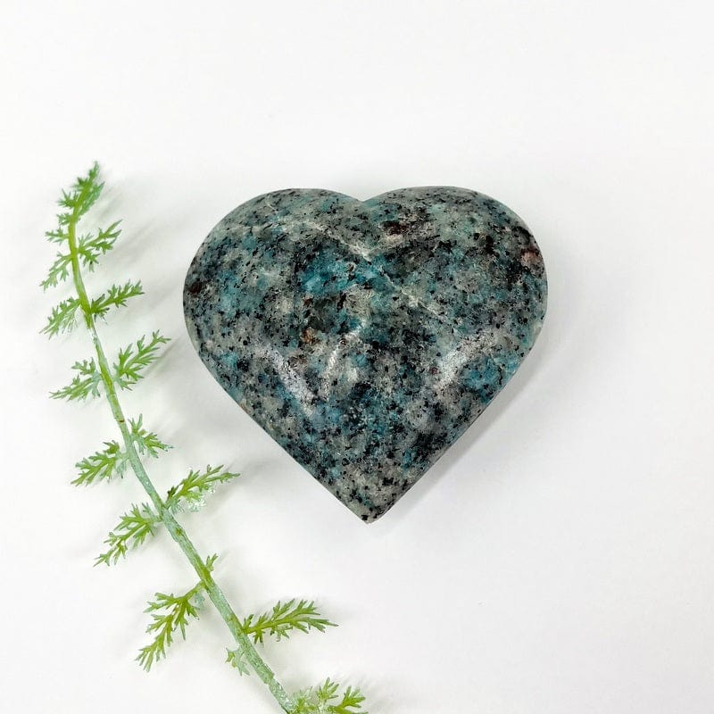 Amazonite Crystal Polished Heart - By Weight