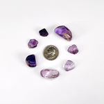 1lb Amethyst Tumbled Gemstones