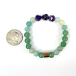 Virgo Zodiac Gemstone Crystal Stretch Bracelet