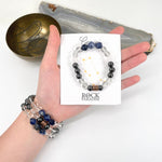 Gemini Zodiac Gemstone Crystal Stretch Bracelet