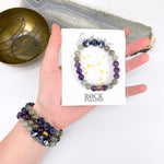 Sagittarius Zodiac Gemstone Crystal Stretch Bracelet