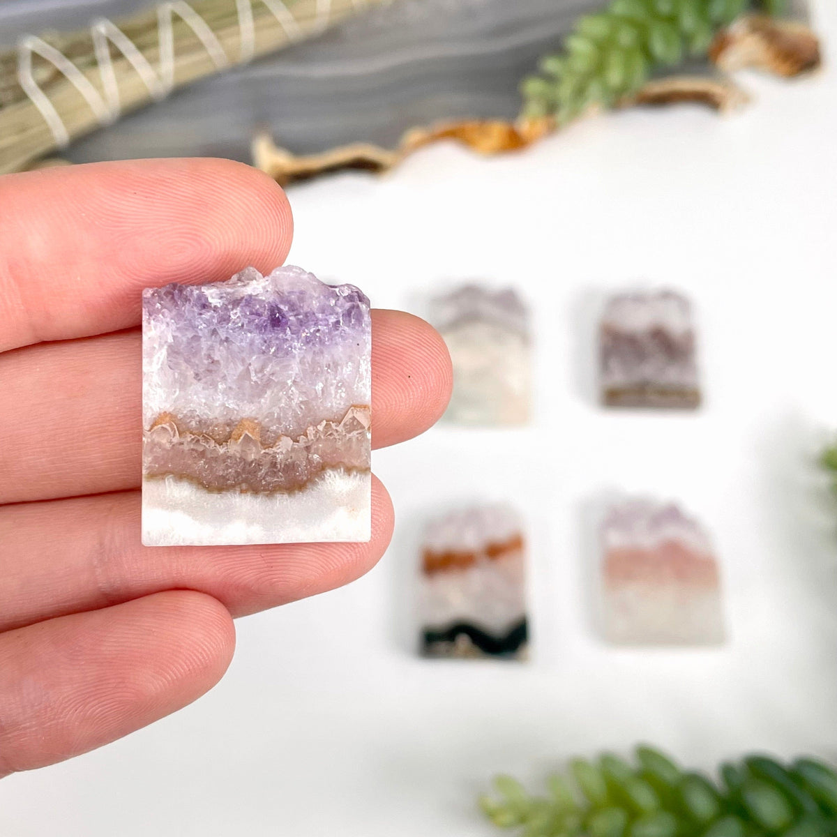 Amethyst Druzy Slices