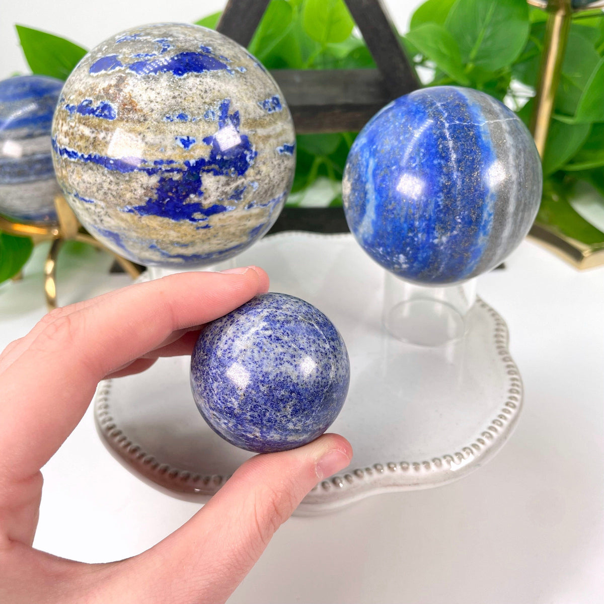 Lapis Lazuli Polished Spheres - By Weight