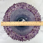 Amethyst Crystal Point Bowl - Handmade - Home Decor