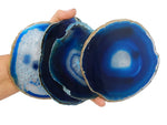 Blue Agate Slice - Agate Slices #6 - Beautiful Home Decor (AGBS)