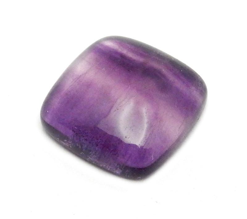 Fluorite - Small Rainbow Fluorite Square Shaped Cabochon 12x12mm