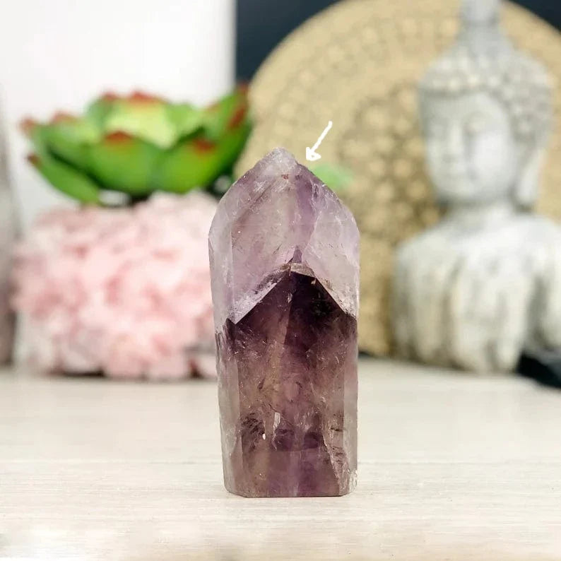 Amethyst Polished Tower Point - Manifestation - OOAK