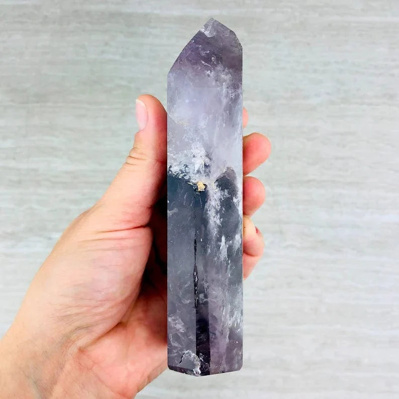 Amethyst Polished Tower Point - Manifestation - OOAK