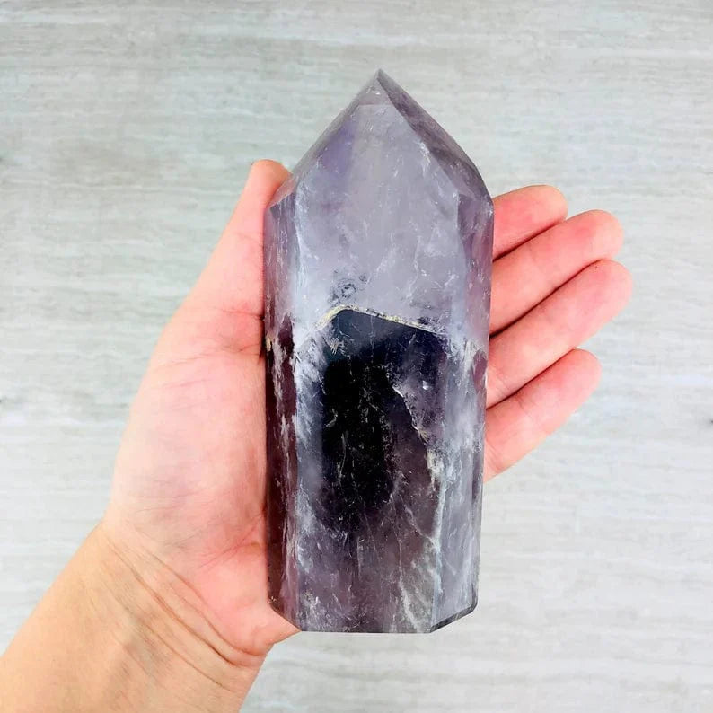 Amethyst Polished Tower Point - Manifestation - OOAK