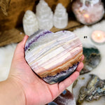 Agate Druzy Crystal Heart Slices YOU CHOOSE