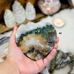 Agate Druzy Crystal Heart Slices YOU CHOOSE