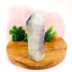 Amethyst Crystal Druzy Agate Tower - OOAK -