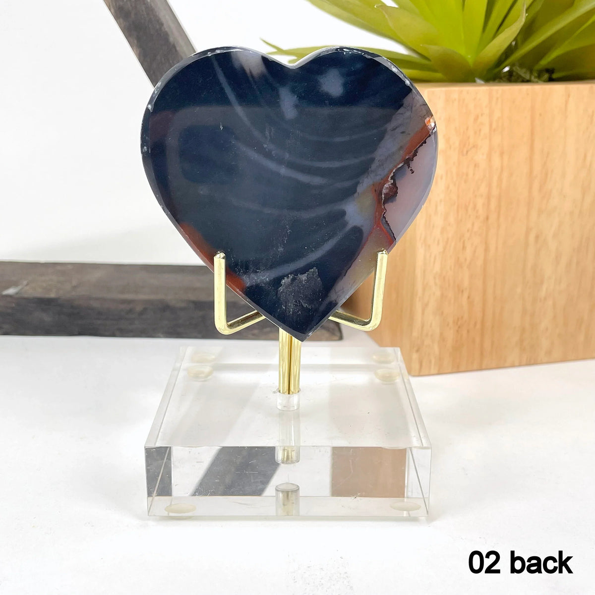 Agate Crystal Heart Slices YOU CHOOSE