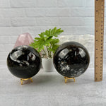 Black Agate Spheres - Crystal Ball - You Choose