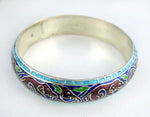 Enamel Mosaic Elephant Bracelet