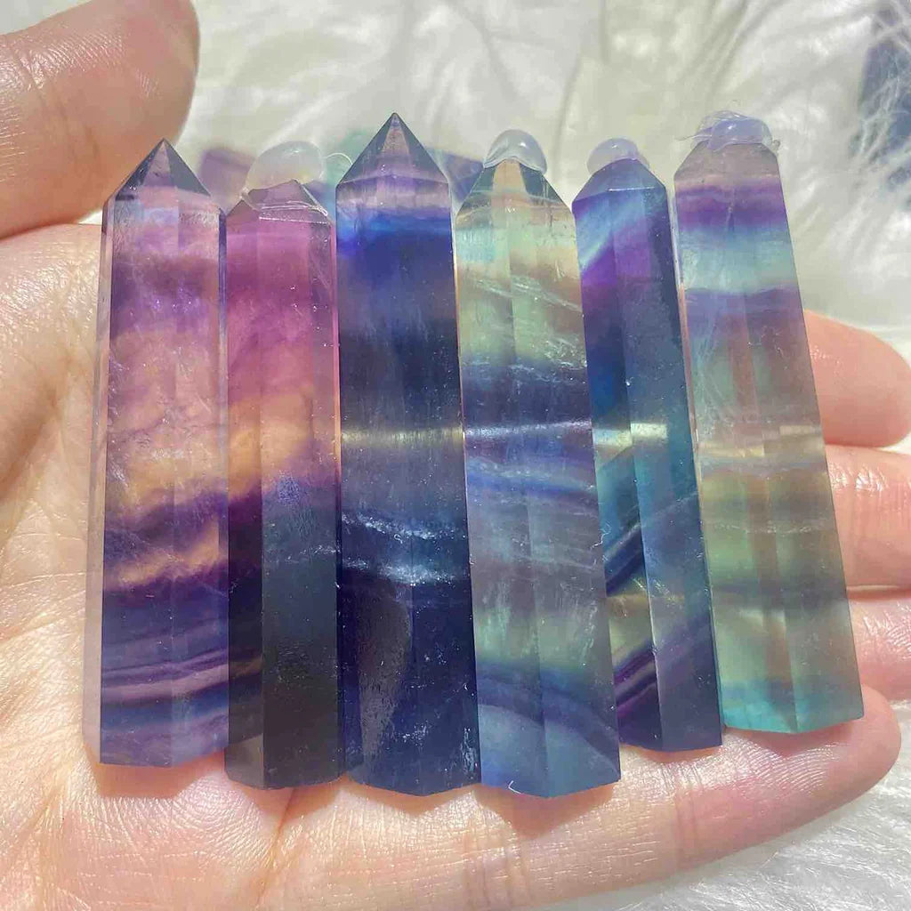 Quality Rainbow Fluorite Towers