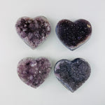 Amethyst Crystal Hearts - YOU CHOOSE