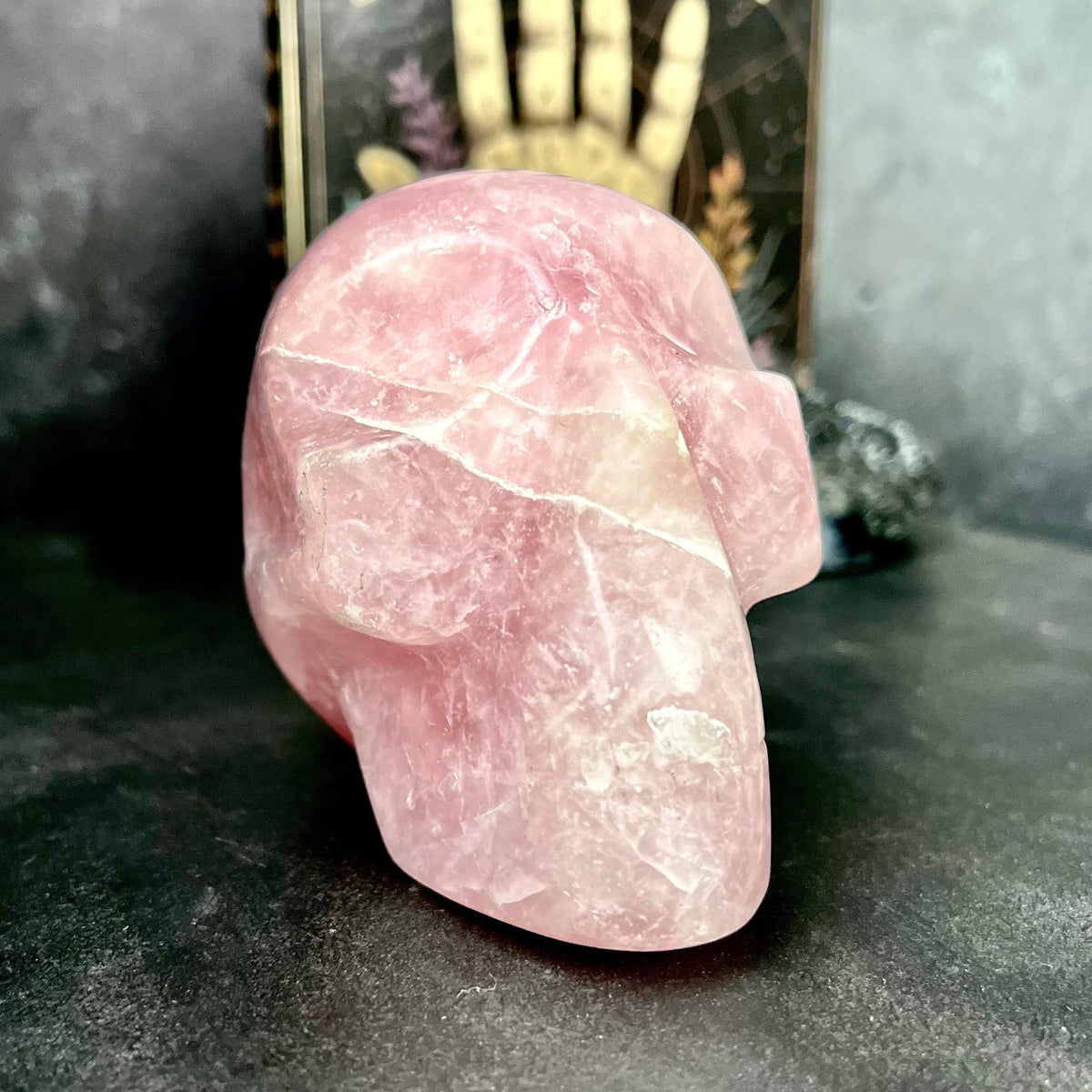 Rose Quartz Polished Skull - You Choose