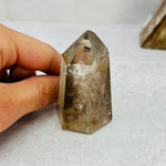 Smoky Polished Lodalite Point - OOAK -