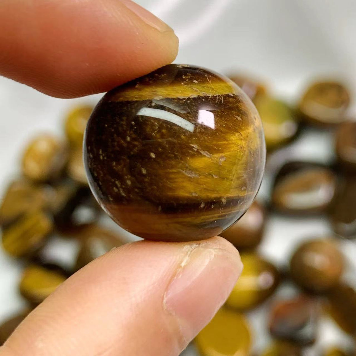 Small Tigers Eye Tumbles