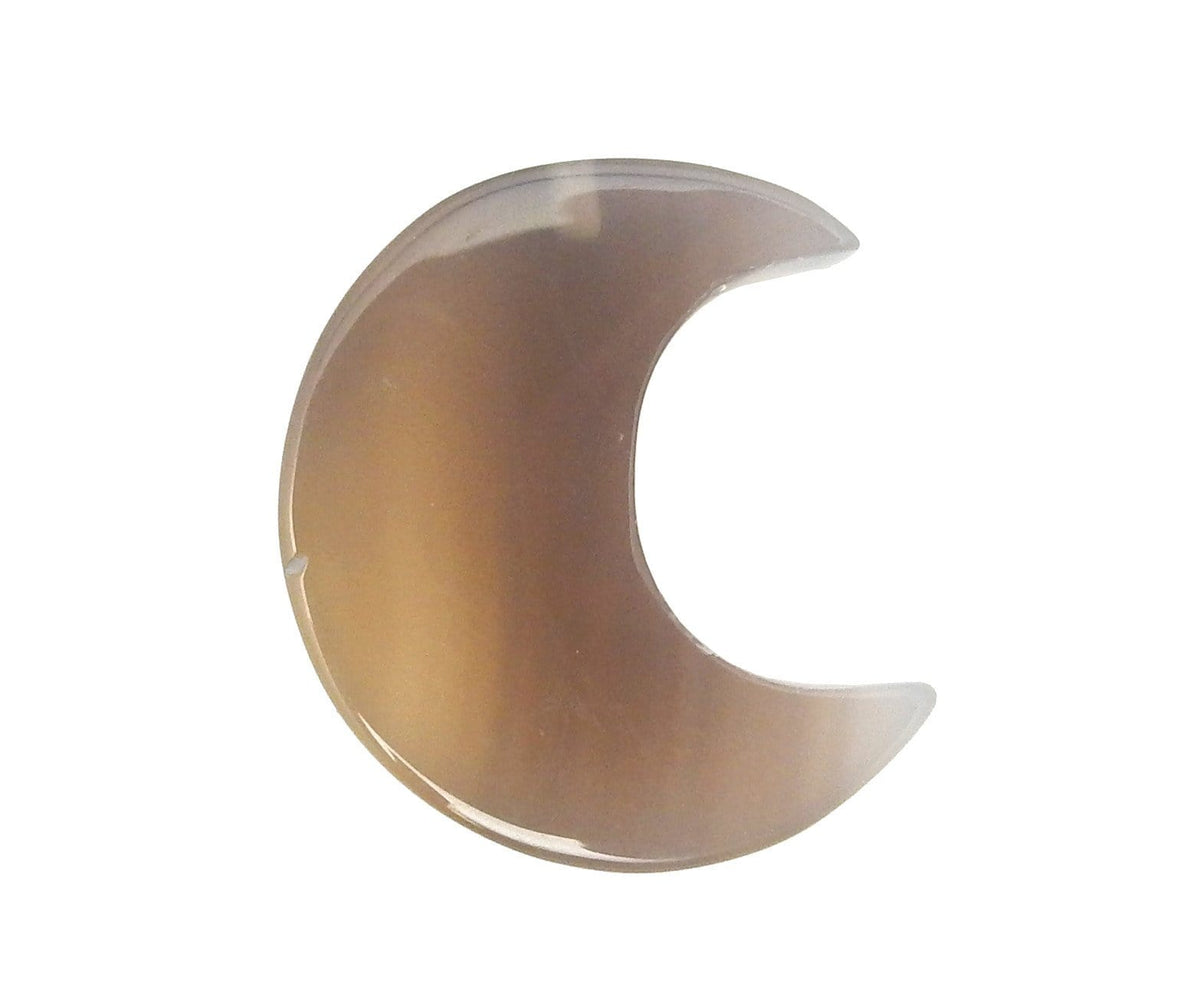 Gemstones Half Crescent Moon - Drilled or Undrilled