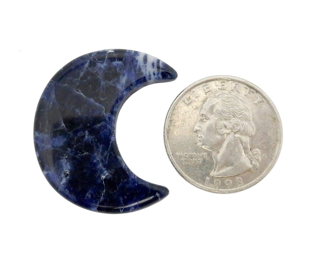 Gemstones Half Crescent Moon - Drilled or Undrilled