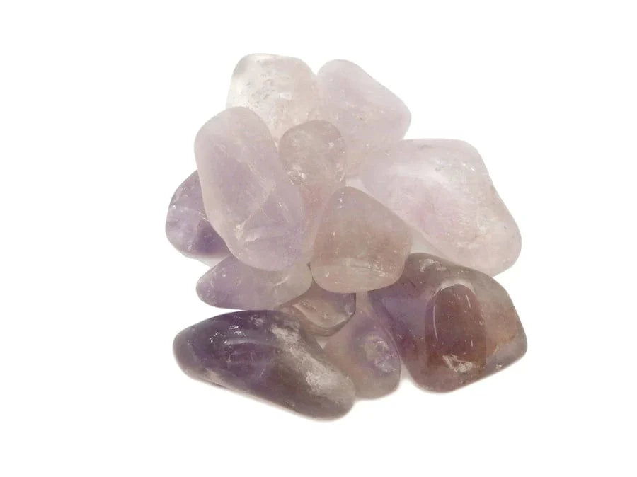 1 lb Amethyst Tumbled Gemstones - Medium (TS-22)