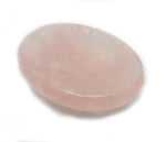 Rose Quartz Worry Stone Slab - Thumb Stone - Palm Stone - Metaphysical - Chakra